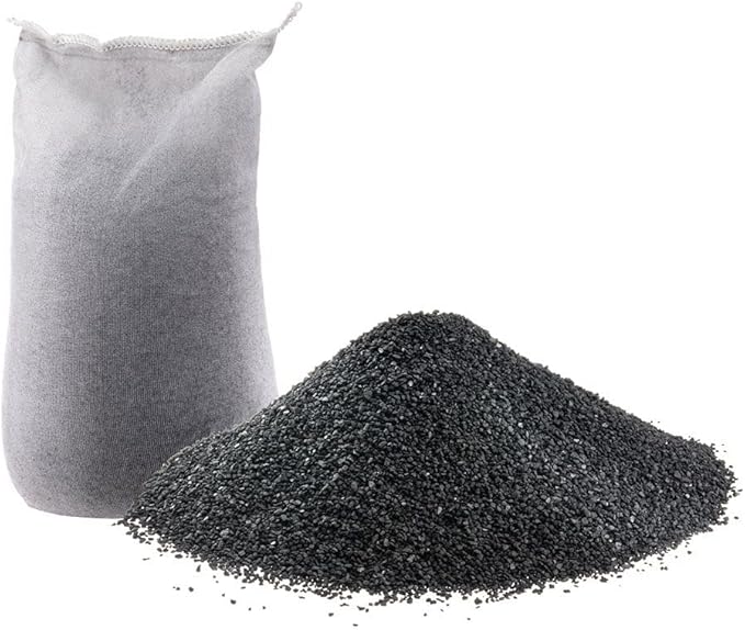 Hydor Activated Carbon Salt Water Professional External Canister Filter Media – Low Ash Content for Saltwater Aquariums – Produces Crystal Clear Water – Includes Mesh Bag – 400 GM Pouch, Black (D02200)