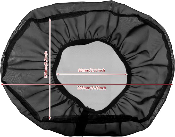 HDBUBALUS Motorcycle Air Filter Rain Sock Dustproof Protective Cover Fit for Harley 114 & 117 Dyna Touring Road King Street Glide Softail Dyna Sportster XL 883 1200