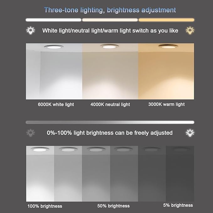 Bathroom Mirror with LED Lights，Illuminated Led Bathroom Mirror with Demister Pad，Illuminated LED Bathroom Mirror,LED Bathroom Mirror，3 Colours Backlit Makeup Mirror(B,H75*W100cm/H29.5*W39.4IN)