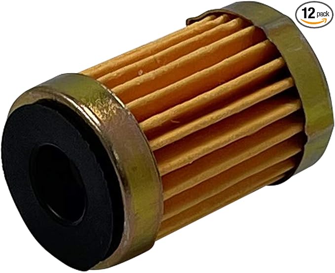 Sherco-Auto GF470 Short Fuel Inlet Filter & Check Valve - Rochester Quadrajet Carburetor - Package of 12
