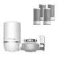 Waterdrop Water Filter for Sink Faucet, NSF Certified Water Purifier, 320 Gallon Tap Water Filter for Kitchen Sink, Reduces Chlorine, Lead-Free Material, Faucet Mount Water Filtration System 4 Filters