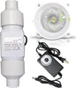 Air Circulation Duct Fan 2 Inch 50Mm Inline Extractor 32Cfm Fan Air Diffuser Blower for Filter Grow Tent Ceiling Wall Bathroom Ventilation (Color : Adjustable Speed, Size : 50-25mm)