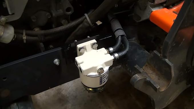 iFJF R12T Fuel Filter/Water Separator 120AT NPT ZG1/4-19 Automotive Parts with Fitting - Filter and Water Collection Bowl Diesel Engine
