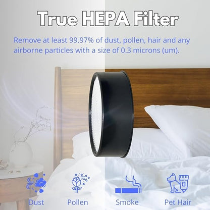 Nispira Filter Replacement for Holmes Egg Air Purifier 360° HAP600B-TU True HEPA Air Intake Removes Dust, Contaminants, 3 Packs