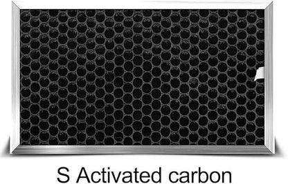 Smoke Removal Air Filter Element With Multi Layer HEPA And Activated Carbon For Use In Air Outlets And Smoke Exhaust Ventilation Systems(S Activated carbon)