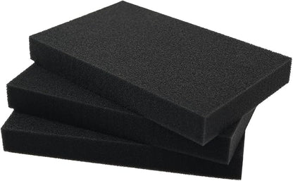 6PCS Aquarium Biofiltration Sponge 6.28x4x0.78 inches Fish Tank Filtration Media Cuttable Dust Proof Wool Air Purification Equipment