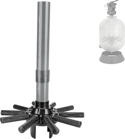 SX180DA Pool Filter Parts Lateral Assembly with Center Pipe Compatible with Hayward Pro Sand Filter Series S180T S210T1580 Series, Spa Pool Sand Filter Threaded Lateral Replacement Parts