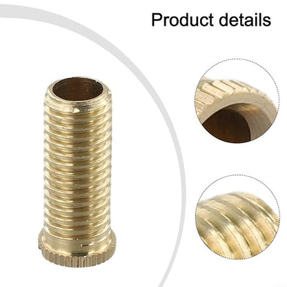 Sink Strainer Screw Connector Brass Alloy Bolts for Wash Basin Strainer Bath Waste Bolt Kitchen Sink Basket Filter Slotted Design for Easy Tightening Copper Color(Brass 3cm)