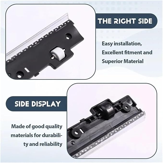 A01V-Floor Scrubber Scraper Replacement,Compatible for Roborock A30 Pro Steam Dry Wet Vacuum Cleaner Parts Strip Assembly