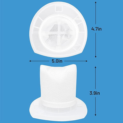 4 Pack Filter Replacement for Black and Decker AdvancedClean Cordless Handheld Vacuum VF110 CHV1410L BDH2000L HHVI320JR02, Compact Pet and Car Hand Vac Filters