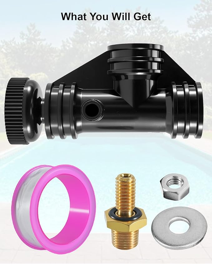 154687 Air Bleeder Assembly Fit for PacFab Triton II Pool and Spa Sand Filter Models TR140 TR50 TR60 TR100 S7M120 S7M400, Complete Air Bleed Fitting