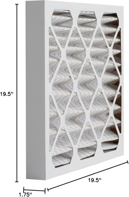 Aerostar 20x25x2 MERV 8, Pleated Air Filter, 20x25x2, Box of 6, Made in the USA