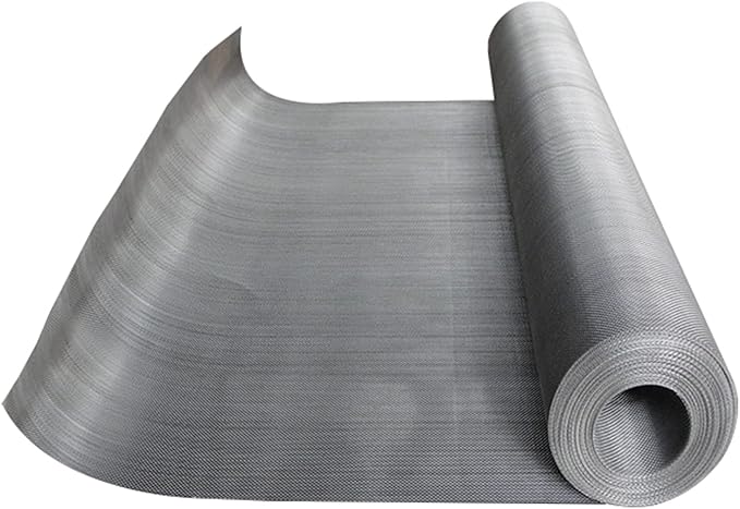 Stainless Steel Woven Wire Mesh, 304 100 Mesh Filter Screen Sheet Heat-Resistant Tear Resistance Anti Mosquito Insect Mesh for Filter, Air Bricks, Garden