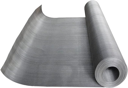 Stainless Steel Woven Wire Mesh 304 Stainless Steel Woven Wire Mesh 100 Mesh Filter Screen Sheet Heat-Resistant Tear Resistance Anti Mosquito Insect Mesh for Filter,Silver-1.2x5m