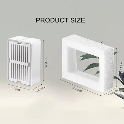 Cat Water Fountain Filters, 8 Carbon Filters& 2 Foams Filters with Holders, Pet Water Fountain Filters