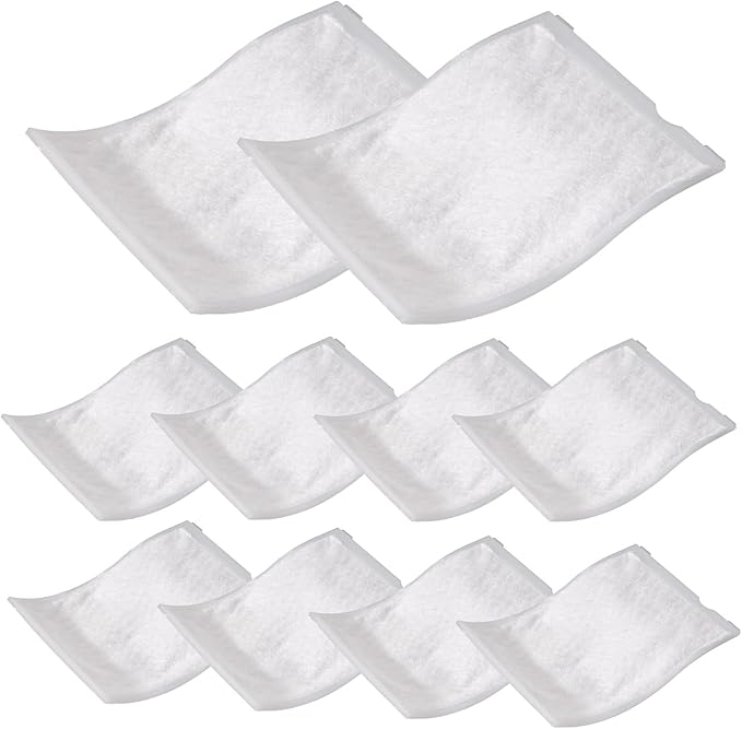 CF Clean Fairy 10pcs 2846 Exhaust Filter Compatible With Windsor Sensor S Series S12 S15 And Sebo Essential G1 G2 Commercial Upright Vacuums Replacement for 8.614-140.0