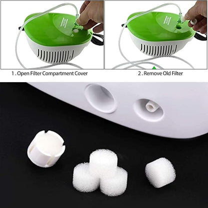 HXHLYH(60 PPI) Air filter Sponge, 30 Pieces of Replacement Compressor System Accessories Cold Mist Filter Accessories Sponge Air Filter