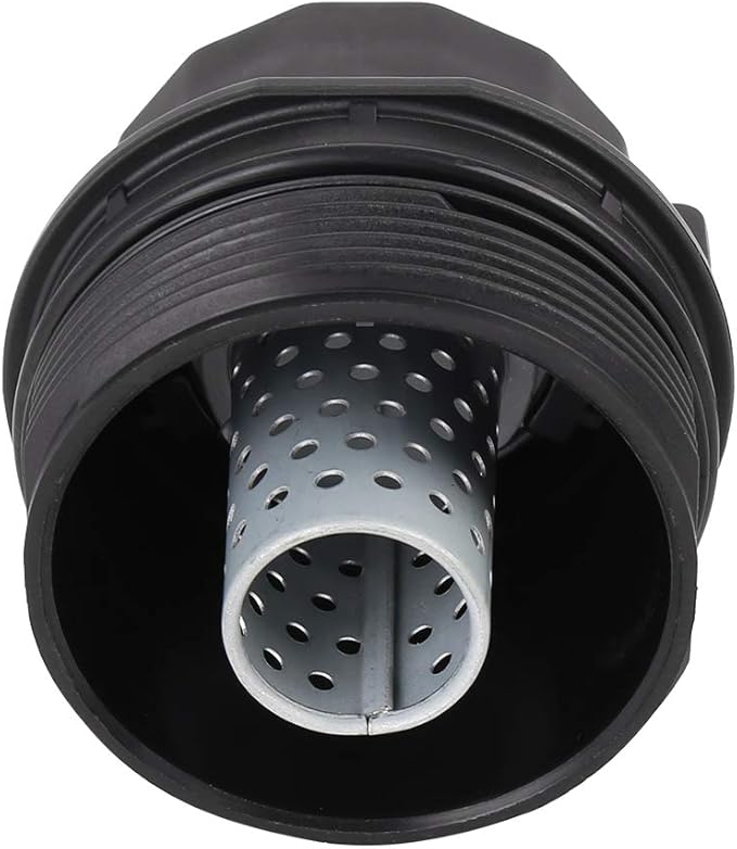X AUTOHAUX Black Car Oil Engine Filter Housing Cap Cover Assembly 15620-36020 for Toyota Avalon Camry Highlander RAV4 for Lexus IS250 IS350 GS200t GS350 GS450h RX350