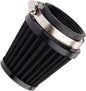 Mtsooning Universal Air Filter, 50mm Motorcycle Cone Intake Breather Cleaner Replacement for ATV Kart Dirt Pit Bike Motorcycle, Scooter, Minibike