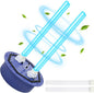 HVAC UVC Light Air Purifier 72W System with Energy Saving Airflow Sensor and 2 16-inch Bulbs for HVAC Systems in Homes, Offices, Schools, etc