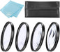 49mm Close-Up Filters (+1, +2, +4 and +10 Diopters) for Canon EOS R10, EOS R50, EOS R100 with 18-45mm, EOS M6, EOS M6 II, EOS M50, EOS M50 Mark II, EOS M100, EOS M200 Cameras with 15-45mm Lens
