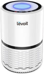 LEVOIT Air Purifier for Home, AHAM Verifide, High-Efficiency Filter for Smoke, Dust, Pollen, and Odors in Bedroom, Office, or Nursery, Optional Night Light, Quiet Operation, LV-H132, White
