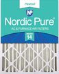 Nordic Pure 16x20x4 (Actual Size: 15 1/2 x 19 1/2 x 3 5/8) Pleated MERV 14 Air Filter 1 Pack