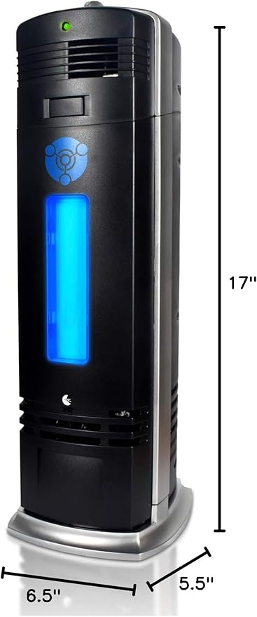 B-1000 Permanent Filter Ionic Air Purifier Pro Ionizer with UV-C, New