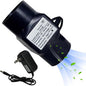 2 Inch Inline Duct Fan 12V 6W HVAC Exhaust Ventilation Fan 22 Cfm Low Noise Blower for Basements Bathrooms Kitchens Attics,Black (Color : NO Adjustable Speed)