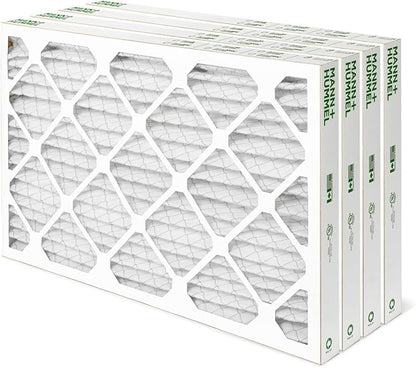 Mann+Hummel 16x24x2 MERV 8 Pleated HVAC AC Furnace Air Filters. 4 Pack. (Exact Size: 15.38 x 23.38 x 1.75 Inches)