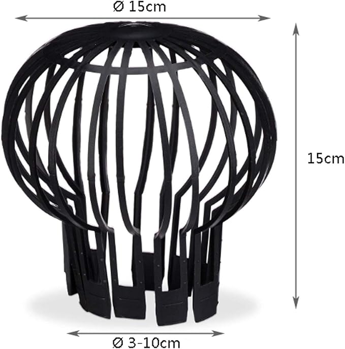 SagaSave Down Pipe, Roof Gutter Balloon Guard Filter Strainer, Plastic Downpipe Stops Leaf Drains, Rainwater Discharge Blocking