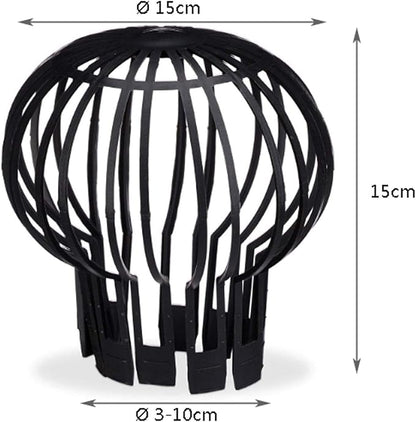 SagaSave Down Pipe, Roof Gutter Balloon Guard Filter Strainer, Plastic Downpipe Stops Leaf Drains, Rainwater Discharge Blocking