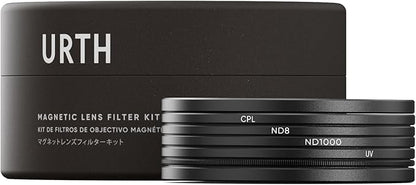 Urth 72mm 4-in-1 Magnetic Lens Filter Kit (Plus+) -UV, CPL, Neutral Density ND8, ND1000, Multi-Coated Optical Glass, Ultra-Slim Camera Lens Filters