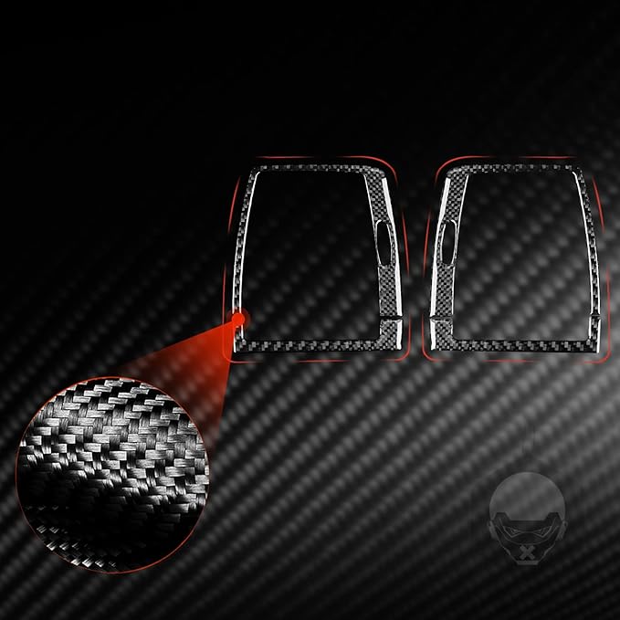 Carbon Fiber Interior Full Compatible with BMW X5 Air Conditioning Vents 4 pcs-1