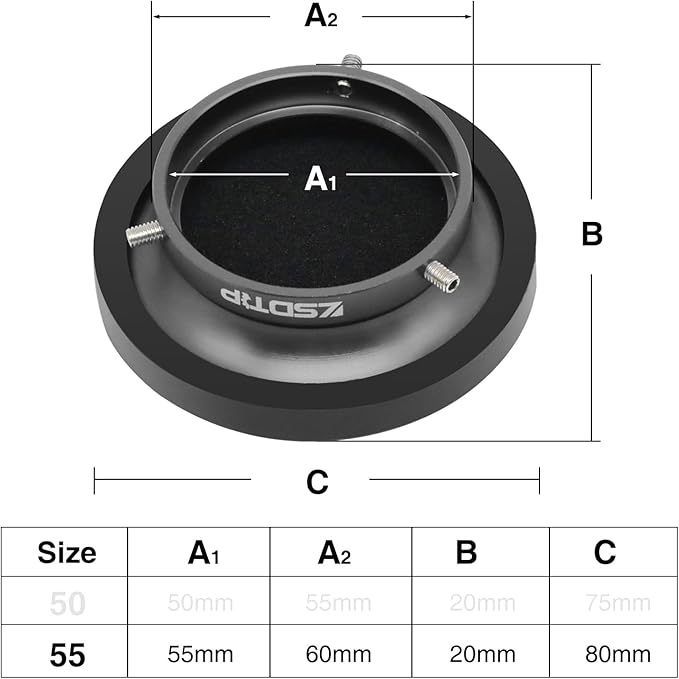 Carburetor Carb Velocity Stack Air Filter Cleaner Modified Trumpet Aluminum Alloy with Sponge Filter Steel Mesh for PWK32-34mm Short Style Fast Intake Suggest for Small Displacement (Titan, 55mm)