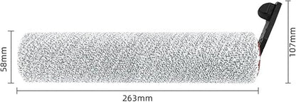 1/3pcs Floor Scrubber Roller Brush Main Brush, Compatible for MOVA, X4 Pro Wet Dry Vacuum Cleaner Home Appliance Accessories(3 Pack)