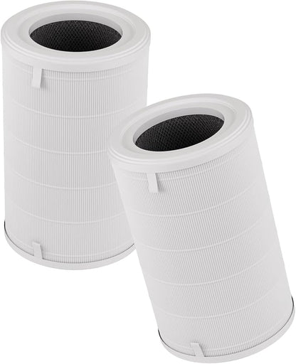 1000 Replacement Filters Compatible with Air Doctor 1000 Air Purifier, Integrated Efficiency Filter, activated Carbon and Pre-filter, 2-Pack