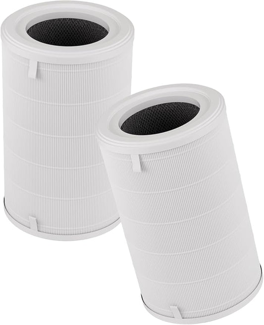 1000 Replacement Filters Compatible with Air Doctor 1000 Air Purifier, Integrated Efficiency Filter, activated Carbon and Pre-filter, 2-Pack
