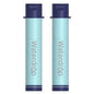 Waterdrop Gravity Water Filter Straw, Camping Water Filtration System, Water Purifier Survival for Travel, Backpacking and Emergency Preparedness, 0.1 Micron, 2 Pack, Light Blue