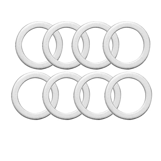 Oil Drain Plug Gasket Replacement for Hyundai Kia Oil Crush Washers Seals 21513-23001 (M14-HYUNDAI)