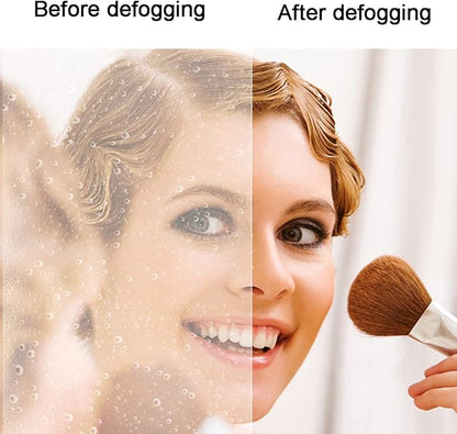 Round Wall Mirror LED Illuminated Bathroom Mirror with Touch Dimmable Demister Pad Makeup Mirror for Vanity Living Room Bedroom(Size:70CM)