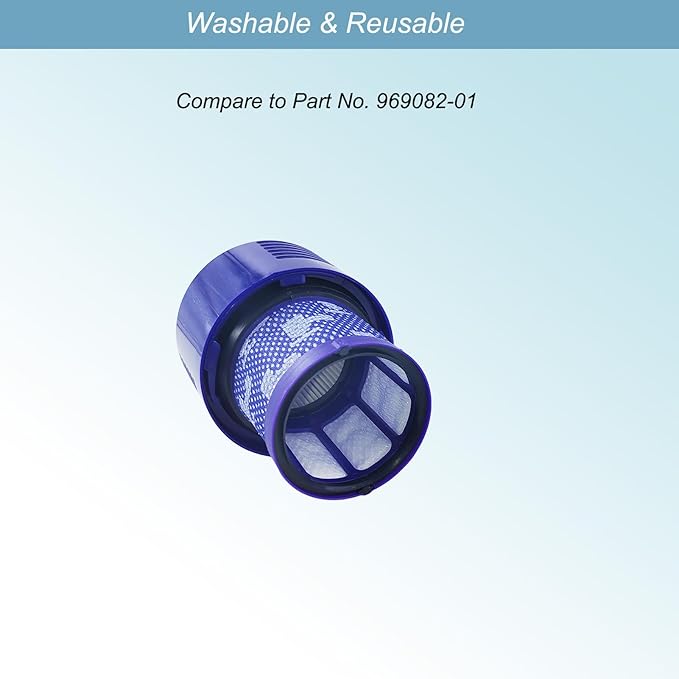 V10 Filter Replacement for Dyson Cyclone V10 SV12 Vacuums, Compare to Part No. 969082-01, 2 Pack