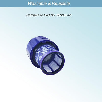 V10 Filter Replacement for Dyson Cyclone V10 SV12 Vacuums, Compare to Part No. 969082-01, 2 Pack