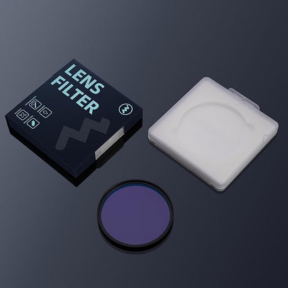 Walking Way 58mm Natural Night Filter for Light Pollution Reduction Nano-Coated Optical Glass for Night Sky/Astrophotography/Star Clarity Anti-Light Pollution Filter