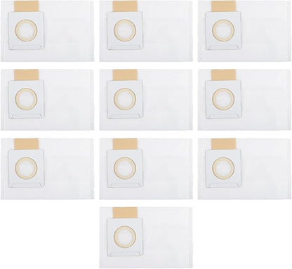 5-Layer Electrostatic Fleece 197903-8 Filter Bags With Rubber Seal For 36V 18V X2 Backpack Vacuum XCV05 XCV09 XCV10 Dust Collection 4-Pack ﻿(10 PACK)