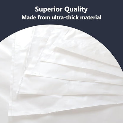 Clear Plastic Dust Collector Replacement Bag Fit 20-Inch Diameter Filter Drums, Upgraded Heavy-Duty Woodworking Bags, 20” Dia X 43” Length x 5-Pack