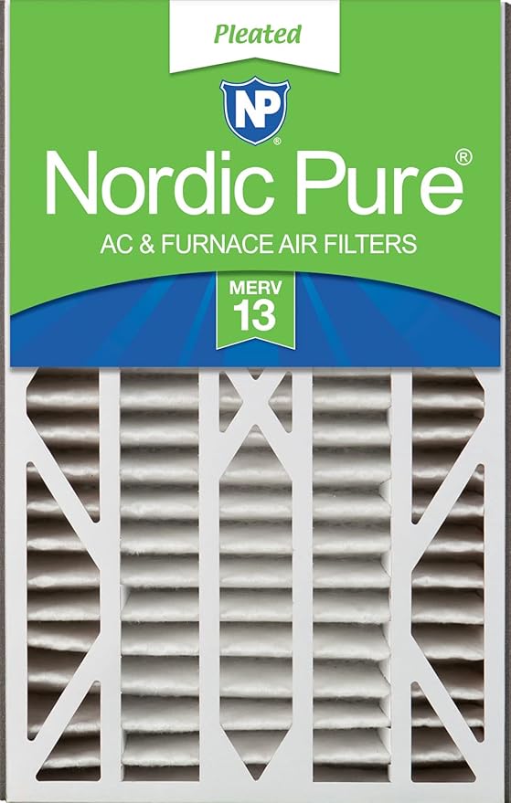 Nordic Pure 16x25x3 (Actual Size: 15 13/16 x 24 5/16 x 3) MERV 13 Trion Air Bear Cub Replacement 266649-101 Air Filter 1 Pack