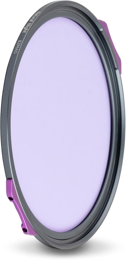 NiSi - JetMag Pro 82MAG Natural Night, Magnetic Light Pollution Reduction Lens Filter for Night and Astrophotography, Nano Waterproof Coated, Optical Glass, Ultra-Slim Frame - Lens Adapter Required