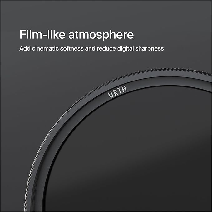 Urth 67mm Ethereal White Mist ¼ Diffusion Lens Filter (Plus+) - Cinematic Effect, 20-Layer Nano-Coated Light Dispersing Particles