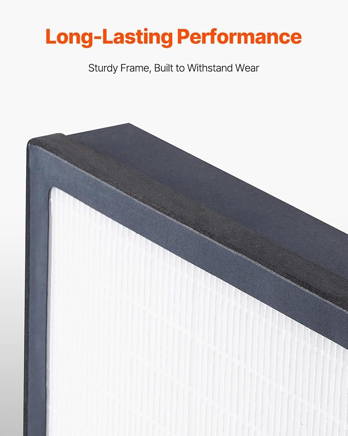 VEVOR HEPA Air Filter 16x19 inch, 3-Stage High-Efficiency Replacement Filter for Air Scrubbers & Purifiers, Compatible with BlueDri & VEVOR, Ideal for Water Damage Restoration, Air Purifiers